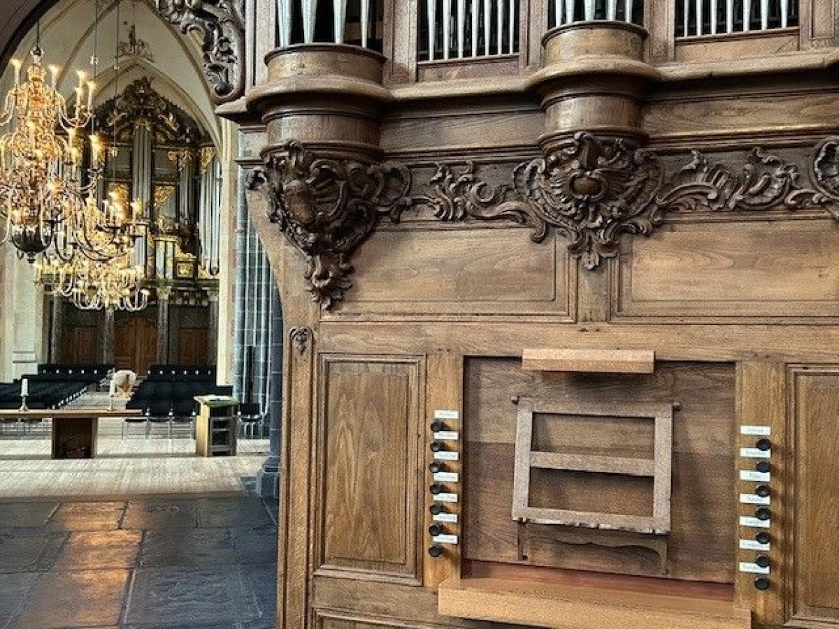 Organ demonstration Theo Jellema